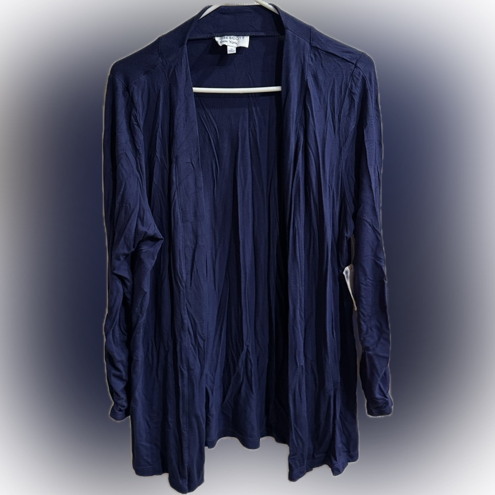 Prescott Deep Blue Knit Cardigan